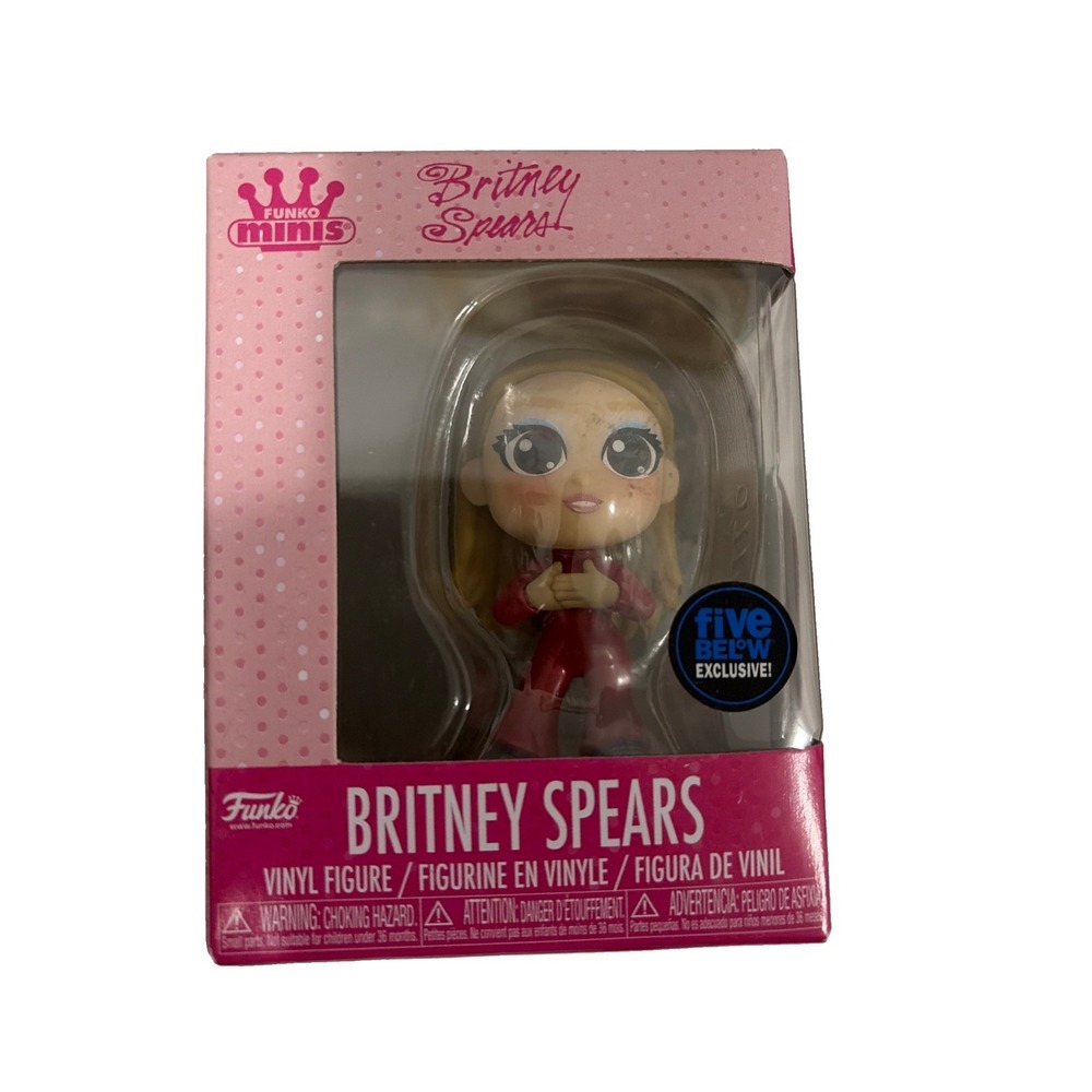 Funko Minis Britney Spears Oops I Did It Again Red Y2K Five Below Exclusive